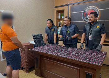 Mahasiswa jurusan farmasi yang ditangkap polisi. (Foto Ist)