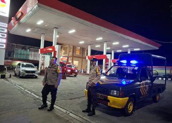 Polres Pematangsiantar Laksanakan Monitoring dan Pengamanan distribusi BBM di SPBU