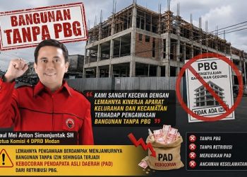 Ketua Komisi 4 DPRD Medan Paul Mei Anton Simanjuntak. (Foto Ist)