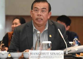 Anggota Komisi III DPR RI, Mangihut Sinaga. (Foto Ist)