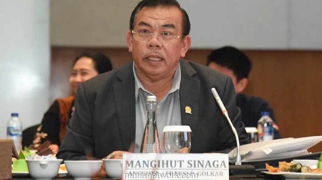 Anggota Komisi III DPR RI, Mangihut Sinaga. (Foto Ist)