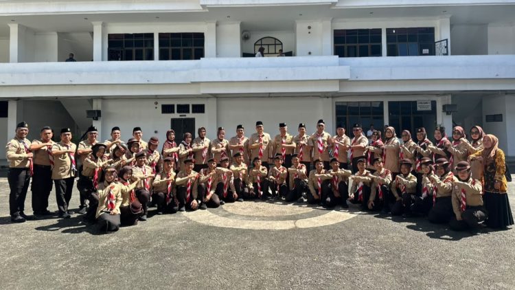 Wakil Wali Kota Tanjungbalai Muhammad Fadly Abdina Lepas Keberangkatan 34 Kontingen Pramuka Ikuti Jamnas XII di Cibubur