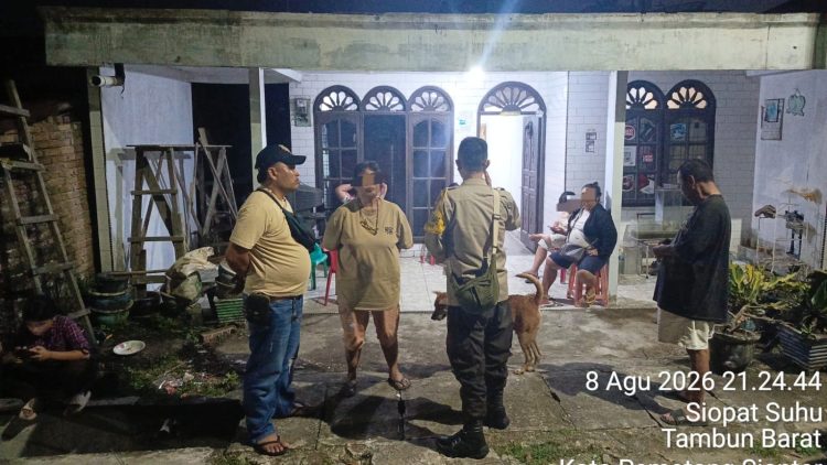 Personil Polsek Siantar Timur Cek Laporan Warga Jalan Pematang Raya
