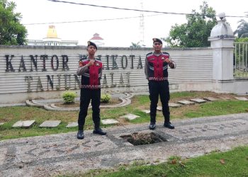 Personil Sat Samapta Polres Tanjungbalai Patroli Kota