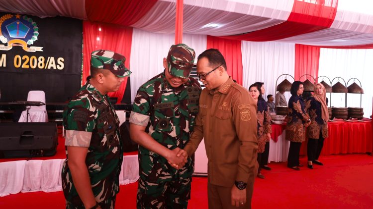 Wakil Wali Kota Tanjungbalai Mayjen TNI Hendy Antariksa hadiri Kunker Pangdam I/Bukit Barisan ke Kodim 0208/Asahan