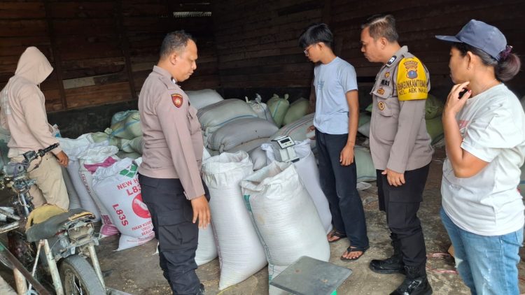 Polsek Siantar Selatan Turun Dampingi Petani Binaan Jual Jagung ke Bulog Cabang Pematangsiantar