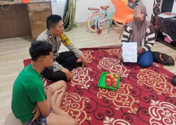 Bhabinkamtibmas Polsek Siantar Martoba Respon Tindaklanjuti Laporan Warga Jalan Antara Kiri
