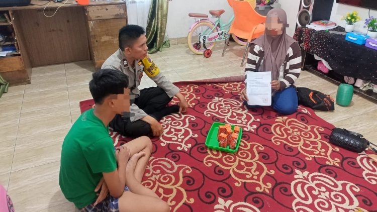Bhabinkamtibmas Polsek Siantar Martoba Respon Tindaklanjuti Laporan Warga Jalan Antara Kiri