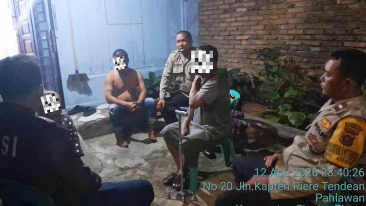 Personil Polsek Siantar Timur Cek Laporan Adanya Orang Mabuk Diduga Bawa Sajam
