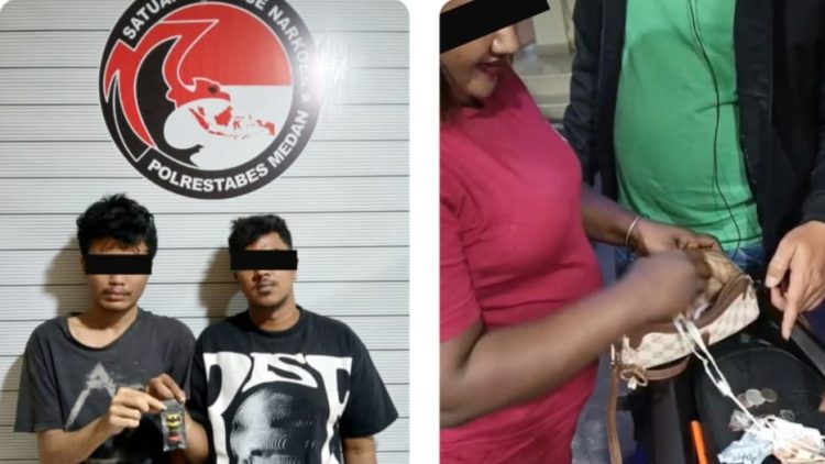 2 pengedar vape narkoba atau pod getar dan 1 bandar ditangkap polisi yang selalu
menjadikan parkiran apartemen menjadi lokasi transaksi. (Foto Ist)
