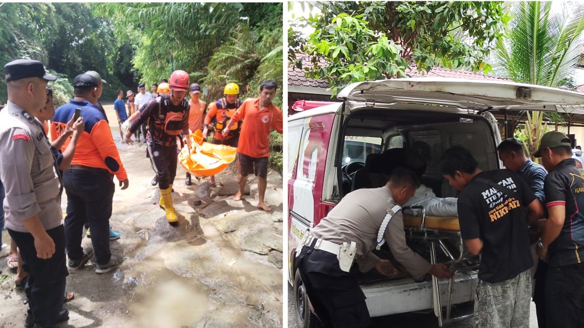 Jenajah korban saat dievakuasi dari TKP dan dibawa pulang dari ruangan jenajah