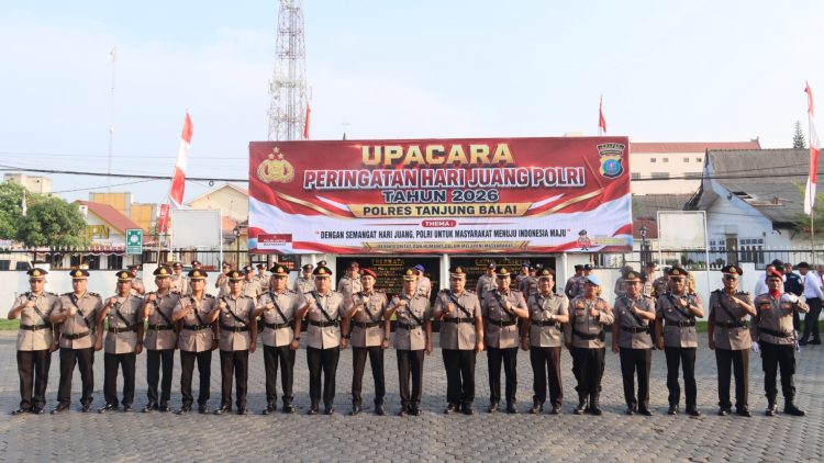 Polres Tanjungbalai Gelar Upacara Peringatan Hari Juang Polri 2026