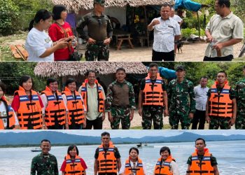 Yonif TP.905/Tuan Syah bersama Tim Peneliti Pustaka Nommensen