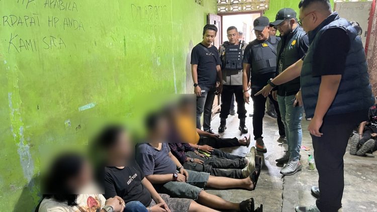 Para pelaku yg ditangkap (Foto Ist)