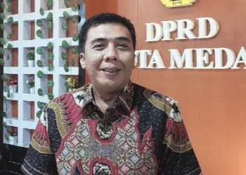 Anggota Komisi 2 DPRD Kota Medan, Johannes Haratua Hutagalung. (Foto Ist)