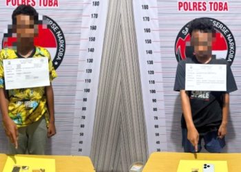 Pemasok dan Siswa yang bawa ganja diamankan. (Foto Ist)