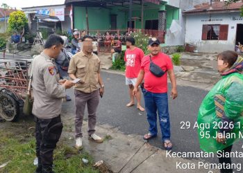 Personil Polsek Siantar Timur Tindaklanjuti Laporan Keributan di Jalan Makmur