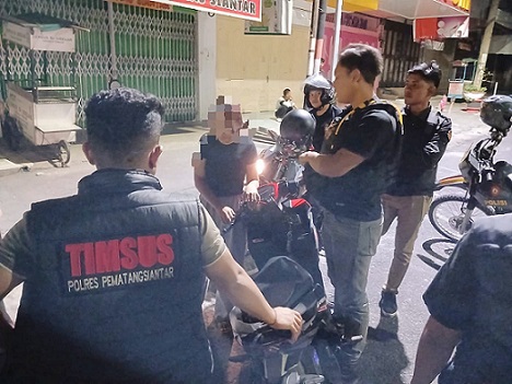 Timsus Dayok Mirah Polres Pematangsiantar Patroli Rutin Antisipasi Tawuran, Geng Motor dan Knalpot Brong