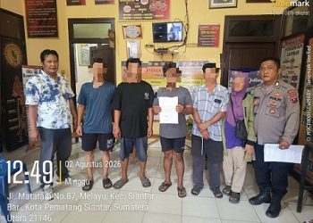 Piket Jaga, Bhabinkamtibmas dan Unit Reskrim selesaikan dugaan penganiayaan di Jalan Seram Bawah