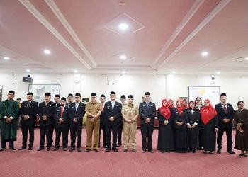 Wakil Wali Kota Tanjungbalai Muhammad Fadly Abdina Lantik 15 Pejabat Administrator dan Pengawas Serta 2 Kepala Puskesmas 