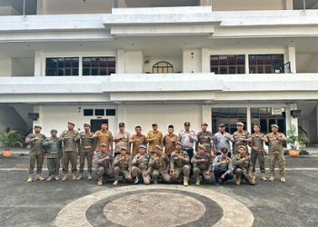 Wakil Wali Kota Tanjungbalai Muhammad Fadly Abdina Lepas 12 Personel Satpol PP dan Dishub Ikuti Seleksi Komcad di Rindam I/BB Pematangsiantar