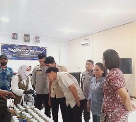 Polres Tanjungbalai dan BNN Tes Urine Puluhan Relawan SPPG YKB Tanjungbalai