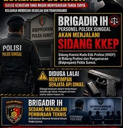 Meninggalnya Winda Lorenza Gowasa - Brigadir IH. (Ilustrasi jurnalx.co.id)