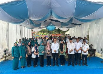 Wakil Walikota Tanjungbalai Muhammad Fadly Abdina Sambut Kunjungan Tim Monitoring TP PKK Provinsi Sumut di Kelurahan Pantai Burung