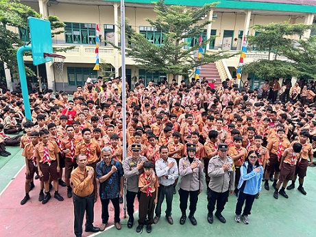 Polsek Siantar Barat Hadiri Sosialiasi Cegah Tawuran di YP Tamsis