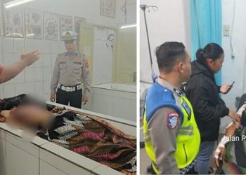 Jenajah Fajar Wandes Saragih diruangan jenajah RSUD dr Djasamen Saragih dan Rasmen Saragih kondisi luka ringan di RS Murni Teguh Horas Insani