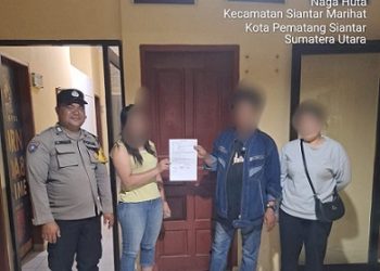Bhabinkamtibmas Polsek Siantar Marihat Selesaikan Masalah Hubungan Asmara Warga Binaan Dengan Problem Solving