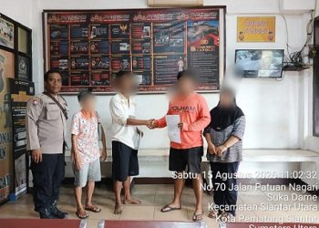 Personil Polsek Siantar Utara Selesaikan Dugaan Penipuan dan Penganiayaan di Jalan Hulubalang Dengan Problem Solving