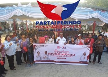 Anggota DPRD Kota Medan, Binsar Simarmata saat Sosper Perda No 3 Tahun 2021 tentang Penyelenggaraan Adminitrasi Kependudukan (Adminduk). (Foto Ist)