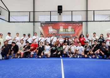 Wali Kota Pematangsiantar Wesly Silalahi SH MKn dan Kapolres Pematangsiantar AKBP Sah Udur T.M. Sitinjak SH. SIK. MH menghadiri Kompetisi QRIS Padel Championship Tahun 2026
