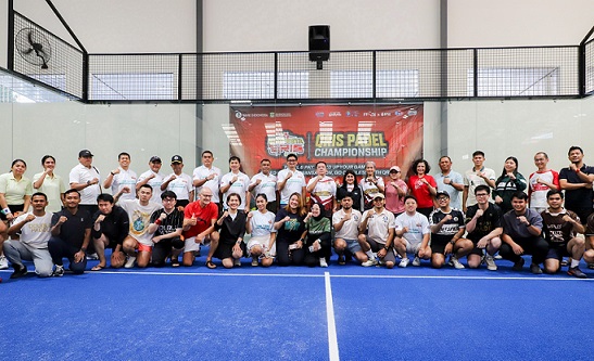 Wali Kota Pematangsiantar Wesly Silalahi SH MKn dan Kapolres Pematangsiantar AKBP Sah Udur T.M. Sitinjak SH. SIK. MH menghadiri Kompetisi QRIS Padel Championship Tahun 2026