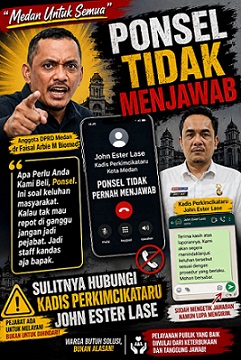 Anggota DPRD Medan dr Faisal Arbie M Biomed - John Ester Lase Kadis Perkimcikataru. (Foto Ist)