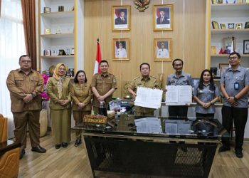 Pemko Pematangsiantar dan Kanwil Kemenkum Sumut menandatangani Kerja Sama Pelayanan dan Pembangunan Hukum di Daerah