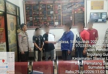 Polsek Siantar Utara Selesaikan Dugaan Pencurian Ikan di Pajak Dwikora