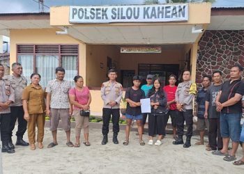 Polsek Silou Kahean Sigap Damaikan Kasus Penghadangan Siswa di Pardomuan Bandar Lewat Mediasi Kekeluargaan