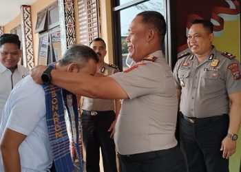Kapolres Simalungun AKBP Marganda Aritonang, S.H. S.I.K. M.M menerima kunjungan Tim Ombudsman RI