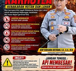 Kapolres Simalungun AKBP Marganda Aritonang, S.H. S.I.K. M.M