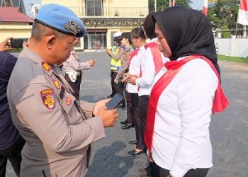 Sipropam Polres Tanjungbalai Gelar Gaktibplin Terhadap Personel Polwan
