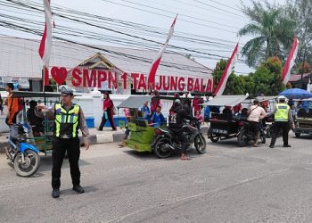 Sat Lantas Polres Tanjungbalai Gelar Patroli Siang