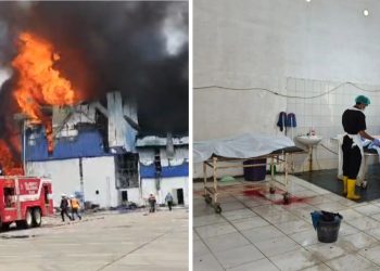 Pabrik PT Evyap Sabun Indonesia di KEK Sei Mangkei terbakar