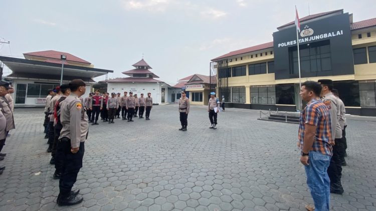 Polres Tanjungbalai Turunkan Puluhan Personel Amankan Pesta Puncak HKBP Distrik XIII