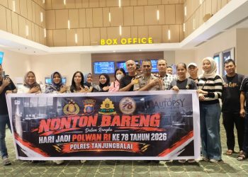 Polres Tanjungbalai Gelar Nobar Bersama Film "Autopsy"
