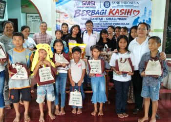 SMSI Siantar Simalungun Gandeng Bank Indonesia Pematangsiantar Berbagi Kasih di Panti Asuhan