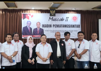 Ketua IKADIN IKADIN Kota Pematangsiantar Terpilih, Roy Yantho Simangunsong SH usai Muscab