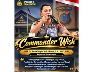 Kapolres Simalungun AKBP Dr. Hendri Nupia Dinka Barus, S.H., S.I.K., M.M