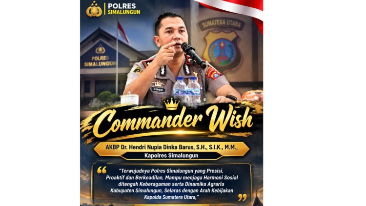 Kapolres Simalungun AKBP Dr. Hendri Nupia Dinka Barus, S.H., S.I.K., M.M